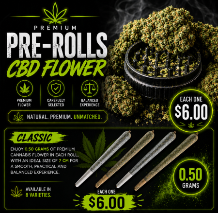 PRE-ROLLS CBD FLOWER
