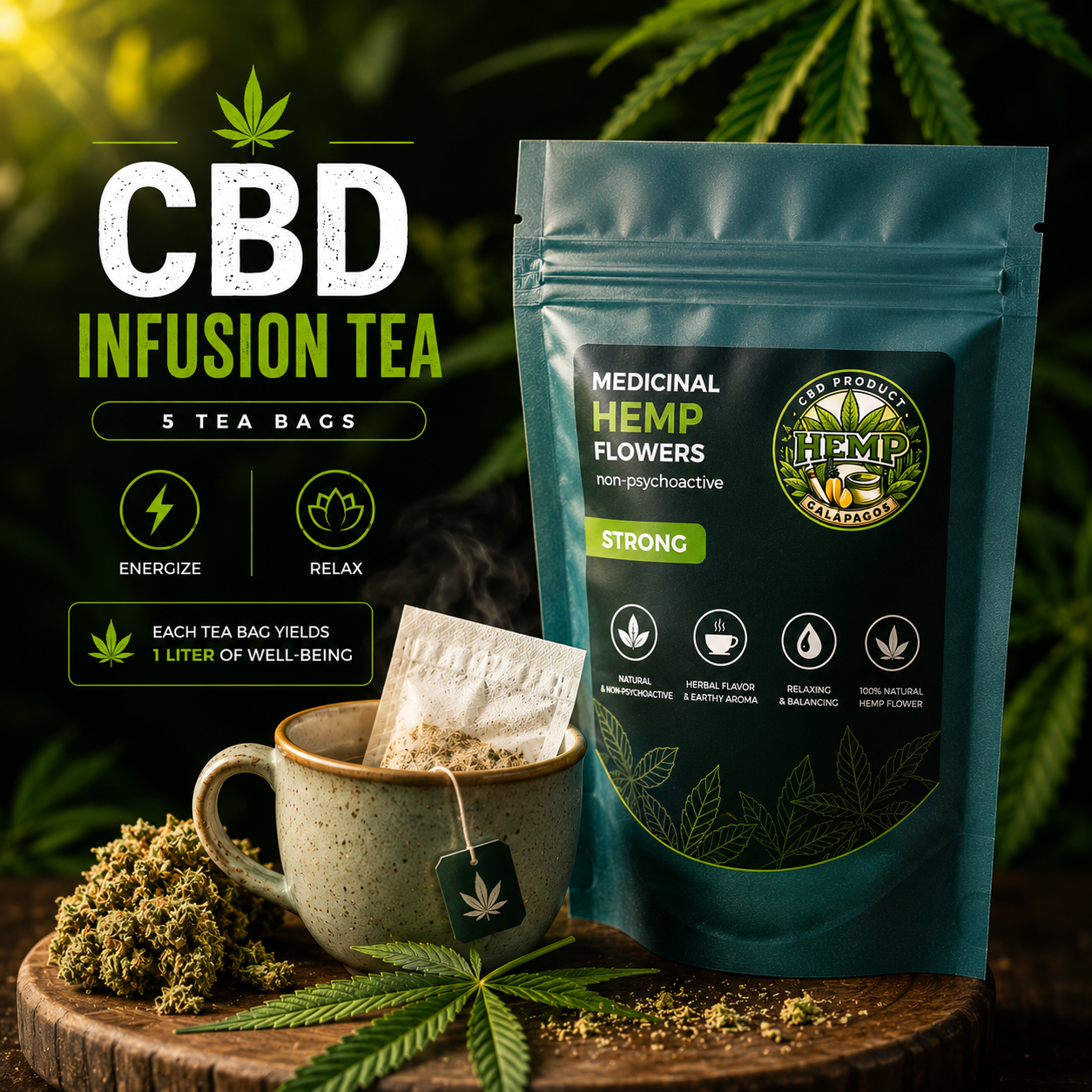 CANNABIS TEA – NATURAL ENERGIZER